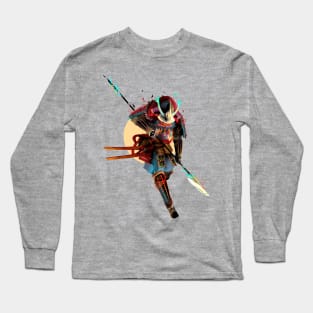 Samurai Moon Long Sleeve T-Shirt